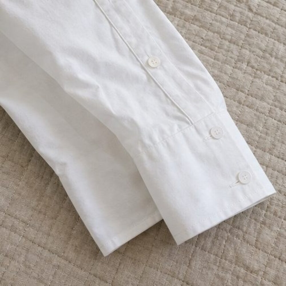 Camel Button Blouse - Picture 5 of 6